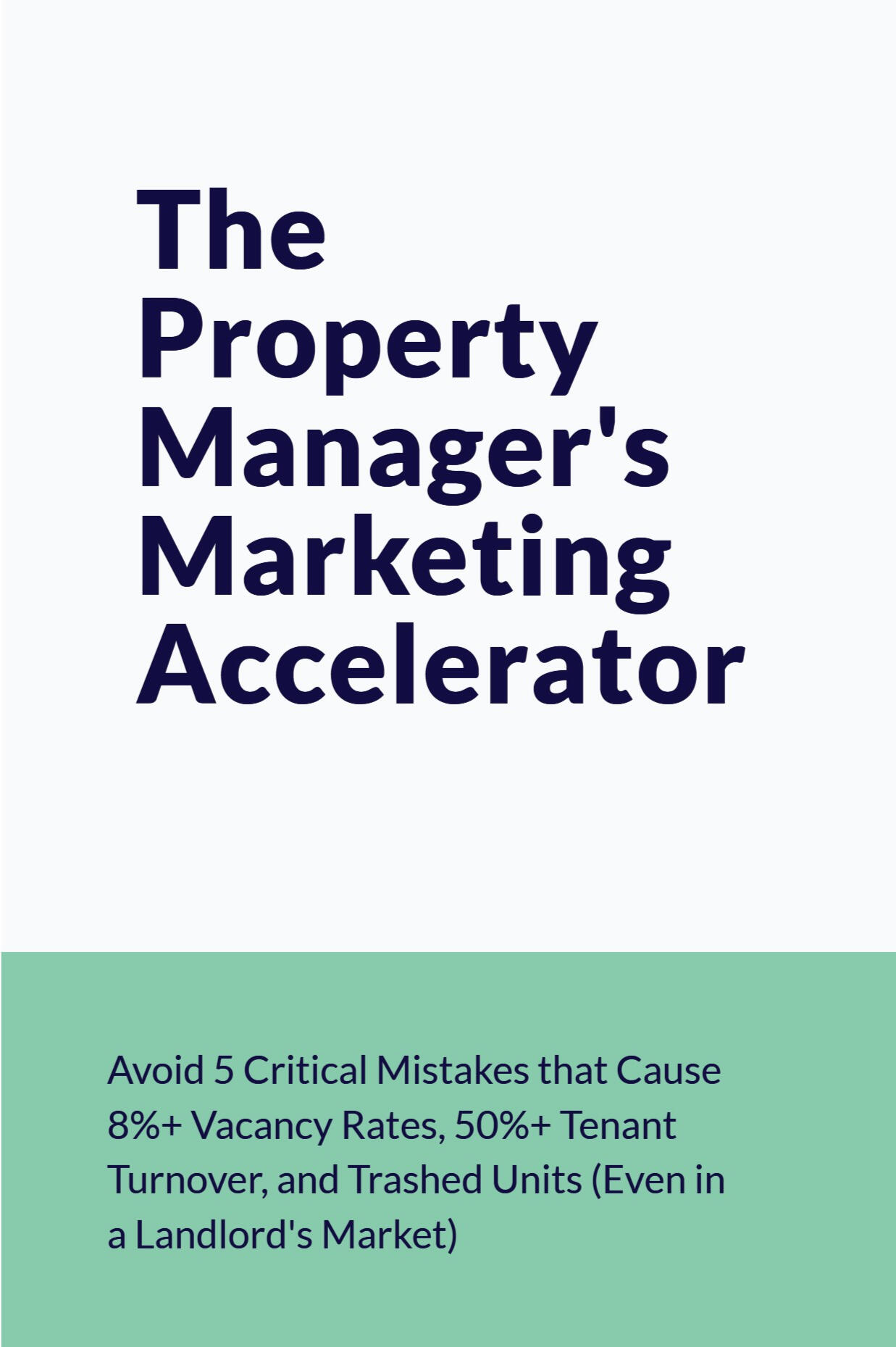 The Property Manager's Marketing Accelerator